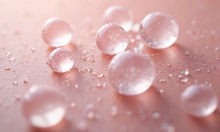 Hyaluronic acid molecule and hydrating skincare concept